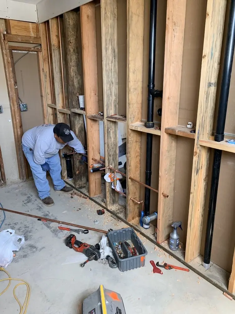 Commercial rough-in plumbing for Water Heater Replacement in Colton